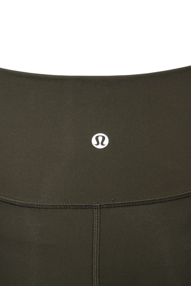 Lululemon Womens High Waisted Casual Athletic Capri Leggings Green Size 0 - Image 4 of 4