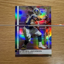 2009 Topps Finest Steven Jackson Red Refractor /25 Ram SSP RARE