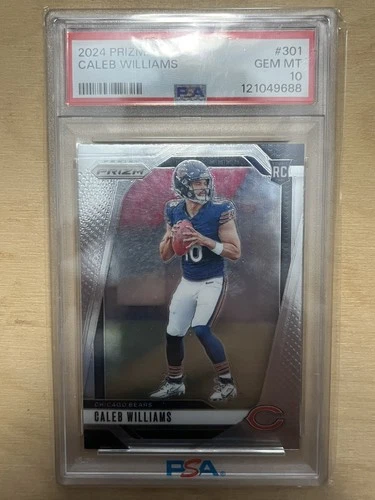 2024 Prizm Caleb Williams RC Rookie #301 Bears PSA 10