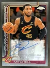 2025-26 Topps Chrome Donovan Mitchell Auto Autograph #TCA-DM Cavaliers