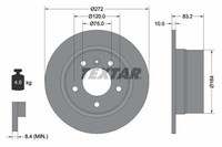 2X Bremsscheibe Hinten Textar 92076703 FÜR BMW Bremsscheiben Scheibenbremse