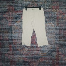 Vintage Y2K American Eagle womens solid khaki distressed cargo capris 4