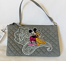 Vera Bradley Mickey Mouse piccadilly paisley RFID 10" Convertible Wristlet NWT