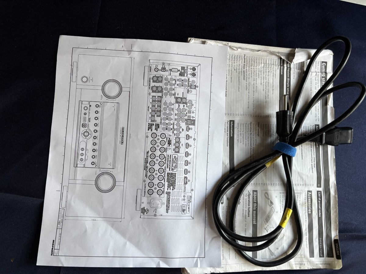 Marantz SR5005 7.1 Channel Home Theater AV Surround Sound Receiver