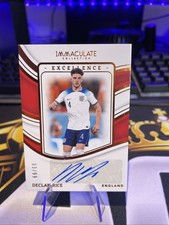 Panini Immaculate Declan Rice 2023-24 England / Arsenal Football Card /99