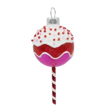 Kat + Annie - Red and Pink Lollipop Ornament - 87925