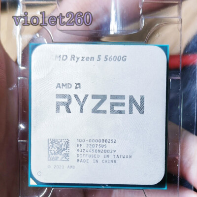 AMD Ryzen 5 5600G Socket AM4 CPU Processor R5 5600G 3.9GHZ Desktop