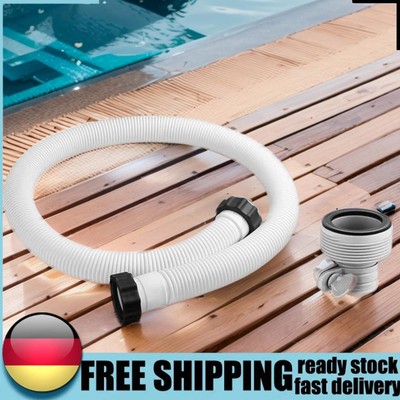 1.5in Diameter Pool Filter Pump Hose Replacement Hose for Intex Pumps (2pcs)