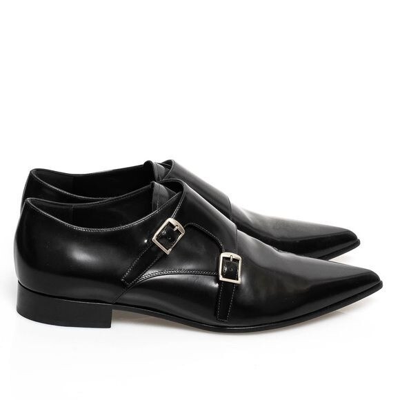 CHRISTIAN DIOR Brushed Calfskin Swing Monk Shoe | eBay