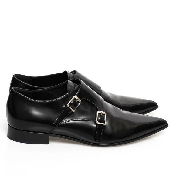 Chaussures moine balançoire en peau de veau brossé Christian Dior