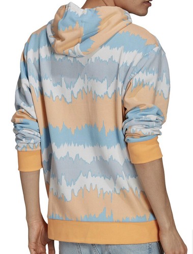 Adidas Originals Adventure Chameleon Logo Hoodie Sweatshirt Rare Mens 2XL XXL - 第 2/4 張圖片