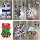 NEW Boutique Baby Girls Romper & Lot Size 18-24 M Wholesale Watermelon Leopard — photo 1