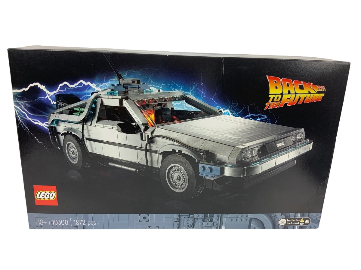  LEGO Icons Back to The Future Time Machine 10300, Model Car  Building Kit Based on The Delorean from The Iconic Movie, Perfect Build for  Teens and Adults Who Love to Create 