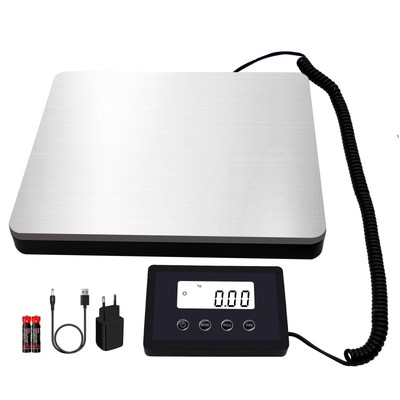 Paketwaage200kg/10g digitale VersandwaageHochleistungs-Edelstahl-Postwaage mi...