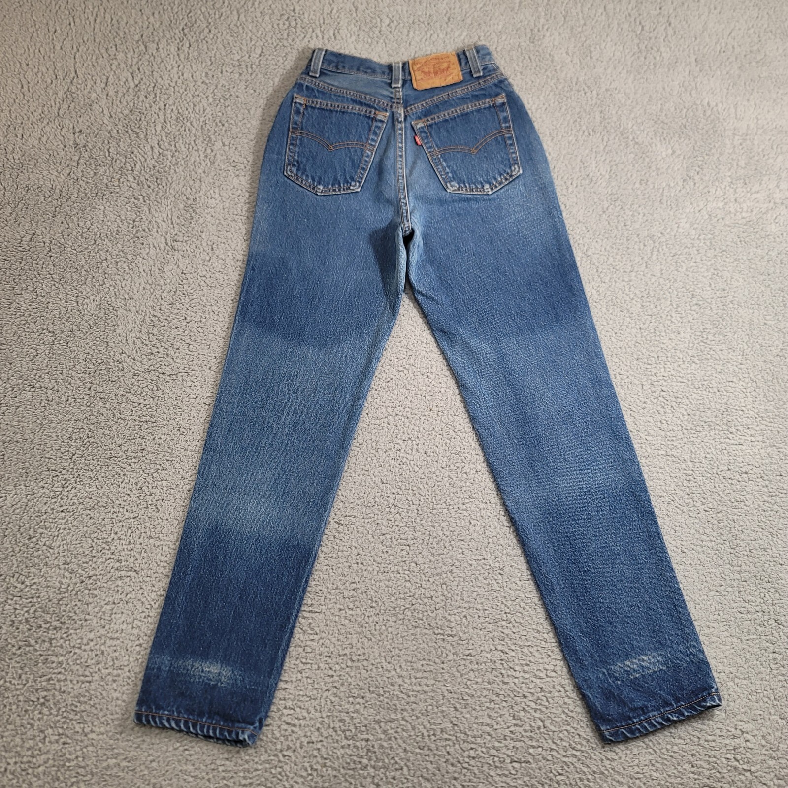 Vintage Levi's 501 Jeans Women's 5 Blue Button Fly 22x28 Denim Made In USA 1989 image 3