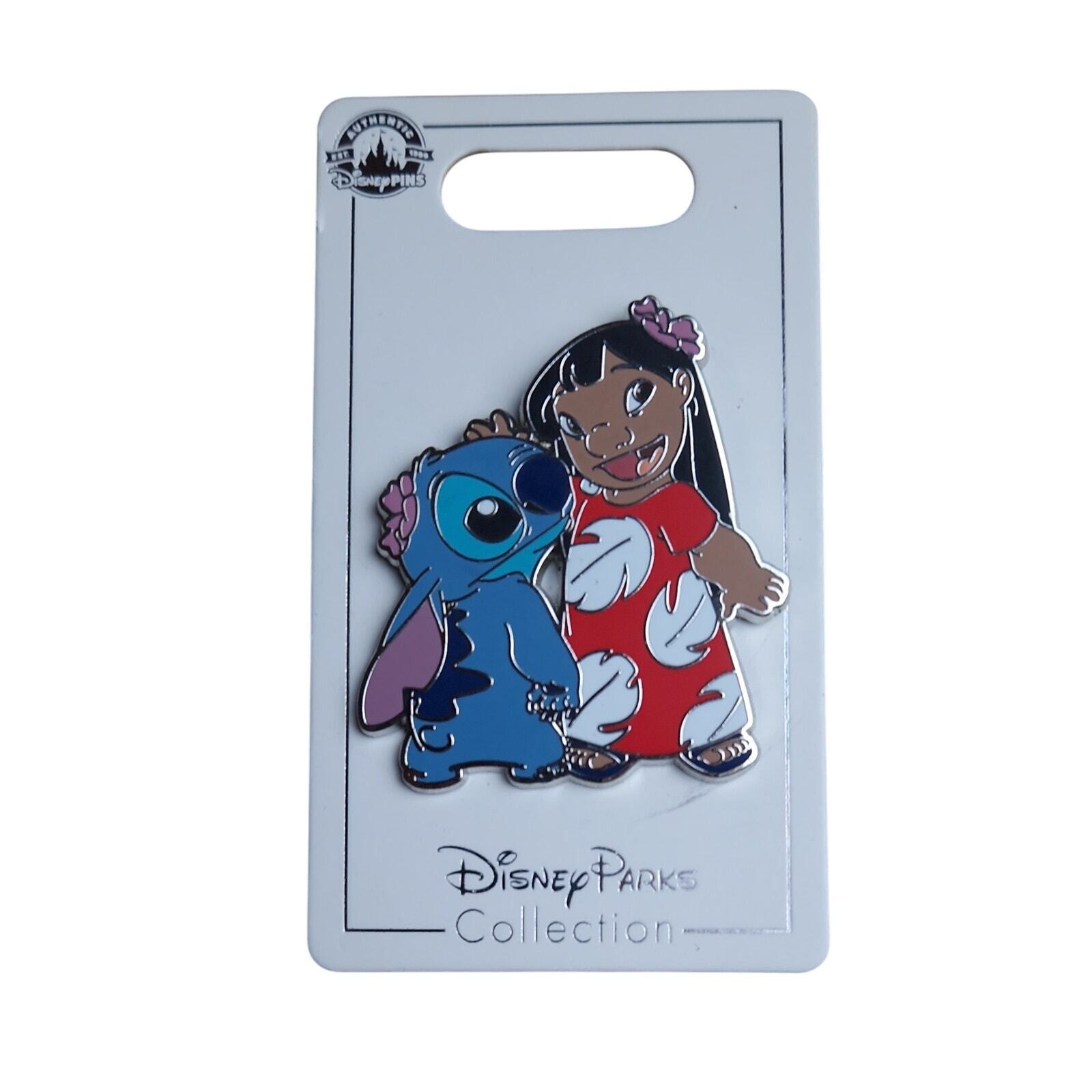 Disney Parks Trading Pin - Lilo and Stitch, Best Friends, Hugging & Standing