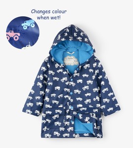 Kinder Regenjacke Kinder Regenmantel Mit Farbwechsel Motiv Einhorn Truck Hatley Ebay