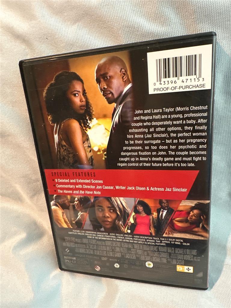 When the Bough Breaks (DVD, 2016). Morris Chestnut, Regina Hall
