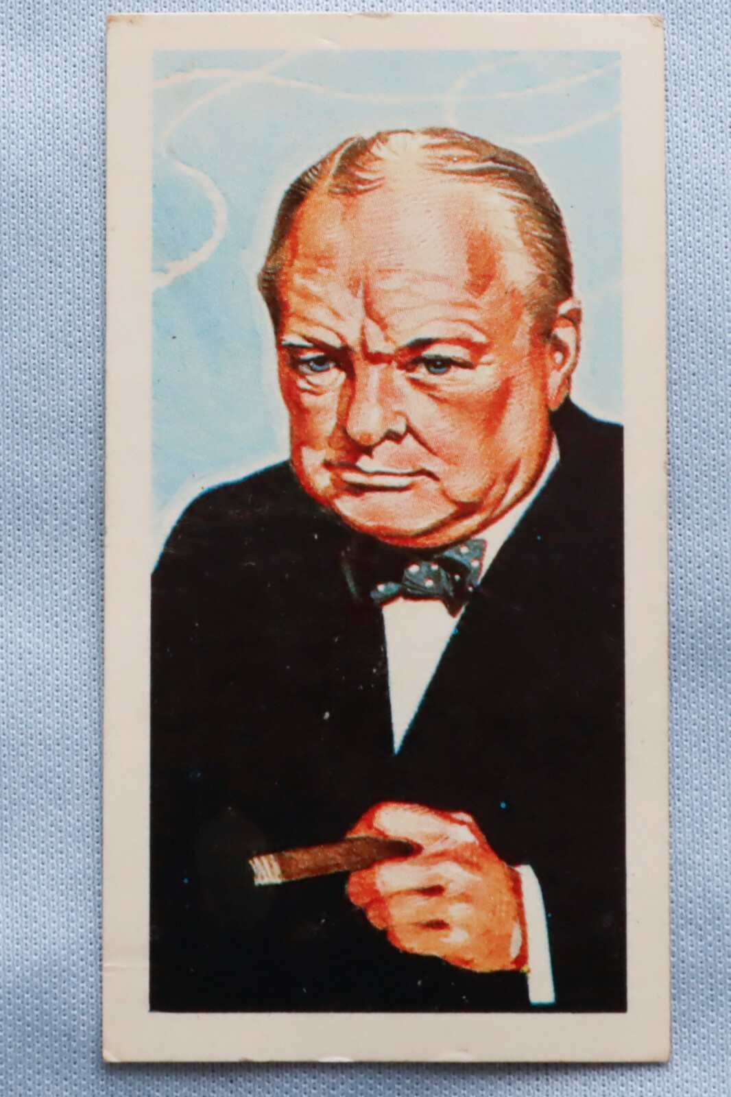 1960's Brooke Bond Tea Famous People Britain Winston Churchill Trading Card