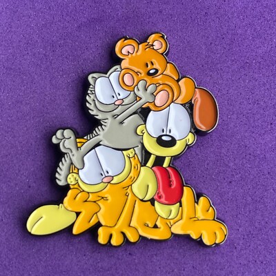 Pin, Badge, Anstecker, Garfield & Odie & Nermal & Pooky