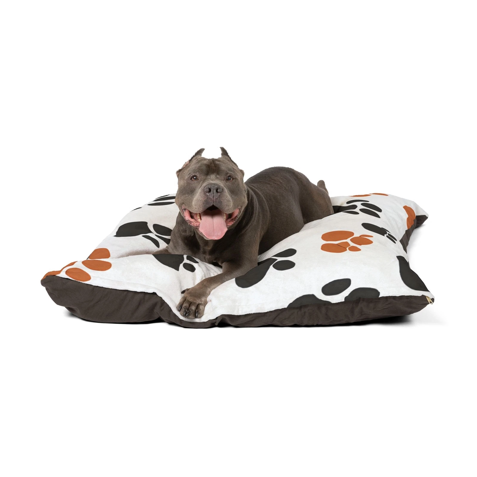 Cozy Pet Bed for Dogs and Cats, Cute Paw Print Design, Comfortable Dog Bed, Pet