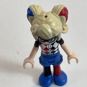 Lego Batman Harley Quinn minifigure 41231 DC Comics Super Hero Girls VGUC C16-3 