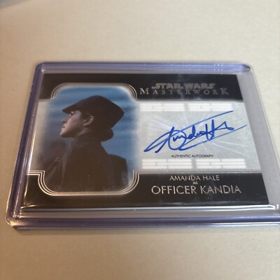 STAR WARS Auto Autograph Amanda Hale as Officer Kandia