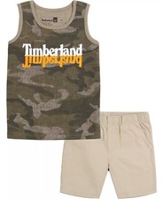 Timberland Boys 2 Pieces Tank Short Set Size 6