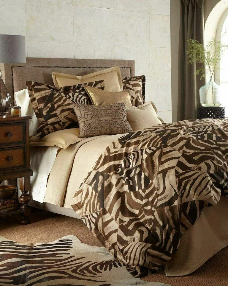 Funda Edredón Ralph Lauren Victoria Falls Estampado Animal Completa/Reina - Nueva con Etiquetas Foto 2 de 4