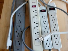 Power surge protector lot of 4