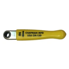 Chapman MFG Mini Ratchet with Dipped Handle - Yellow USA MADE
