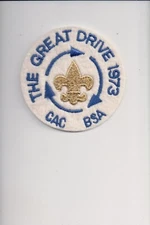 1973 CAC The Great Drive felt patch (Blue)