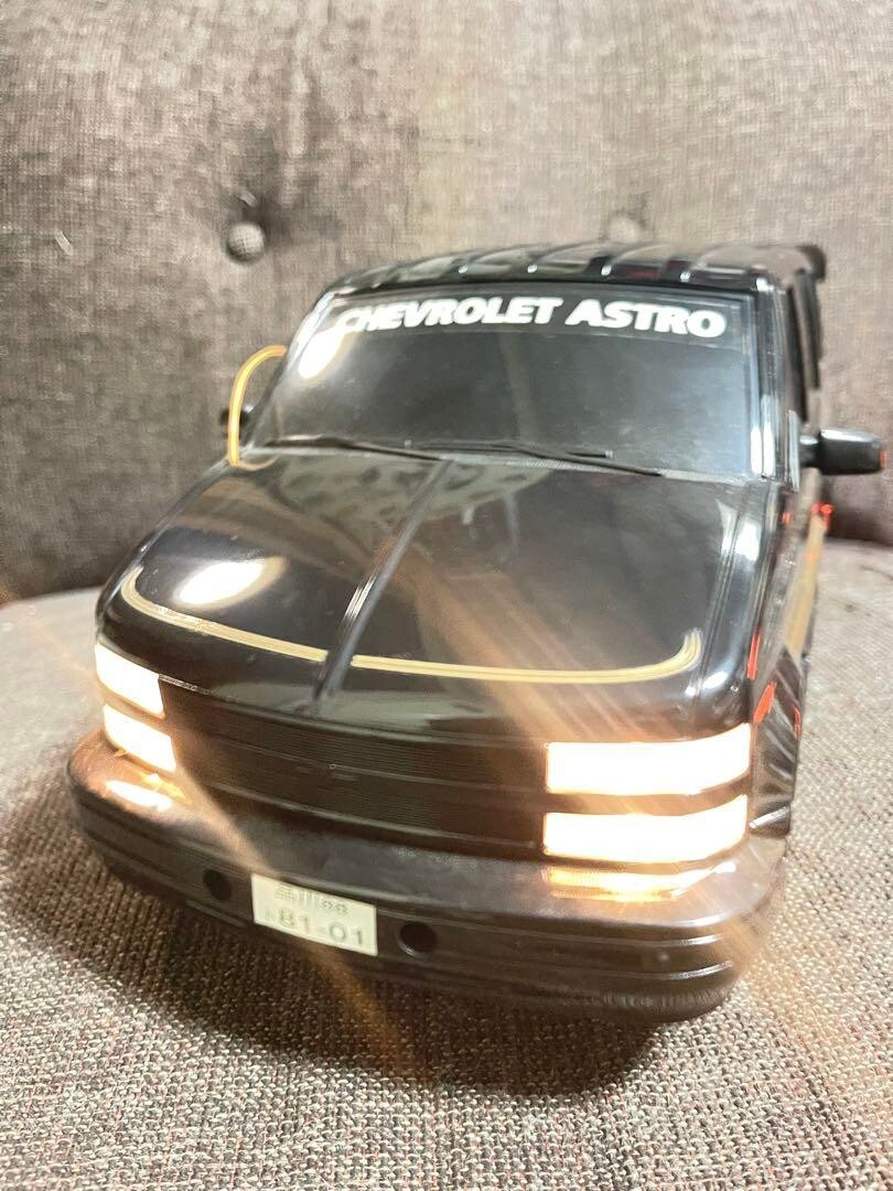 CHEVROLET ASTRO ブラックラジコンカー CHEVROLET ASTRO Black Radio Controlled Car #PFGQ05 Free