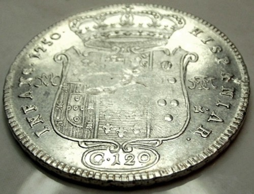 NAPOLI (CARLO III di Borbone) 120 Grana 1750-SPL+ - Bild 11 von 12