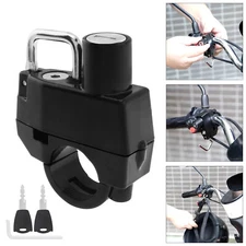 Universal Motorcycle Anti-theft Helmet Lock Security For 7/8'' 22mm Handlebar US
