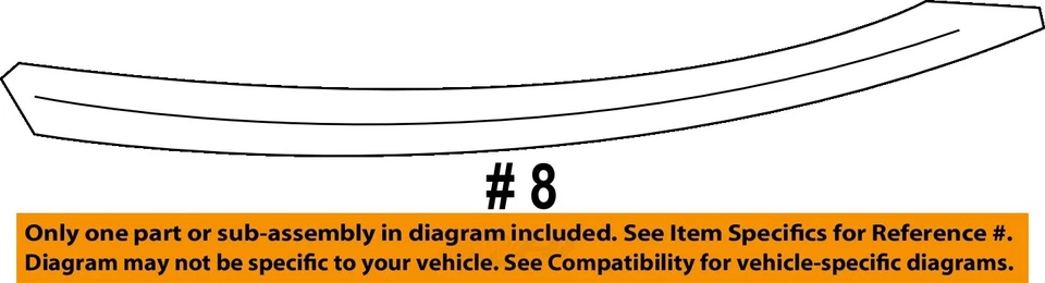 Clip de freno de parachoques trasero completo OEM 2002 2003 2004 2005 Jaguar X Type Foto 4 de 4
