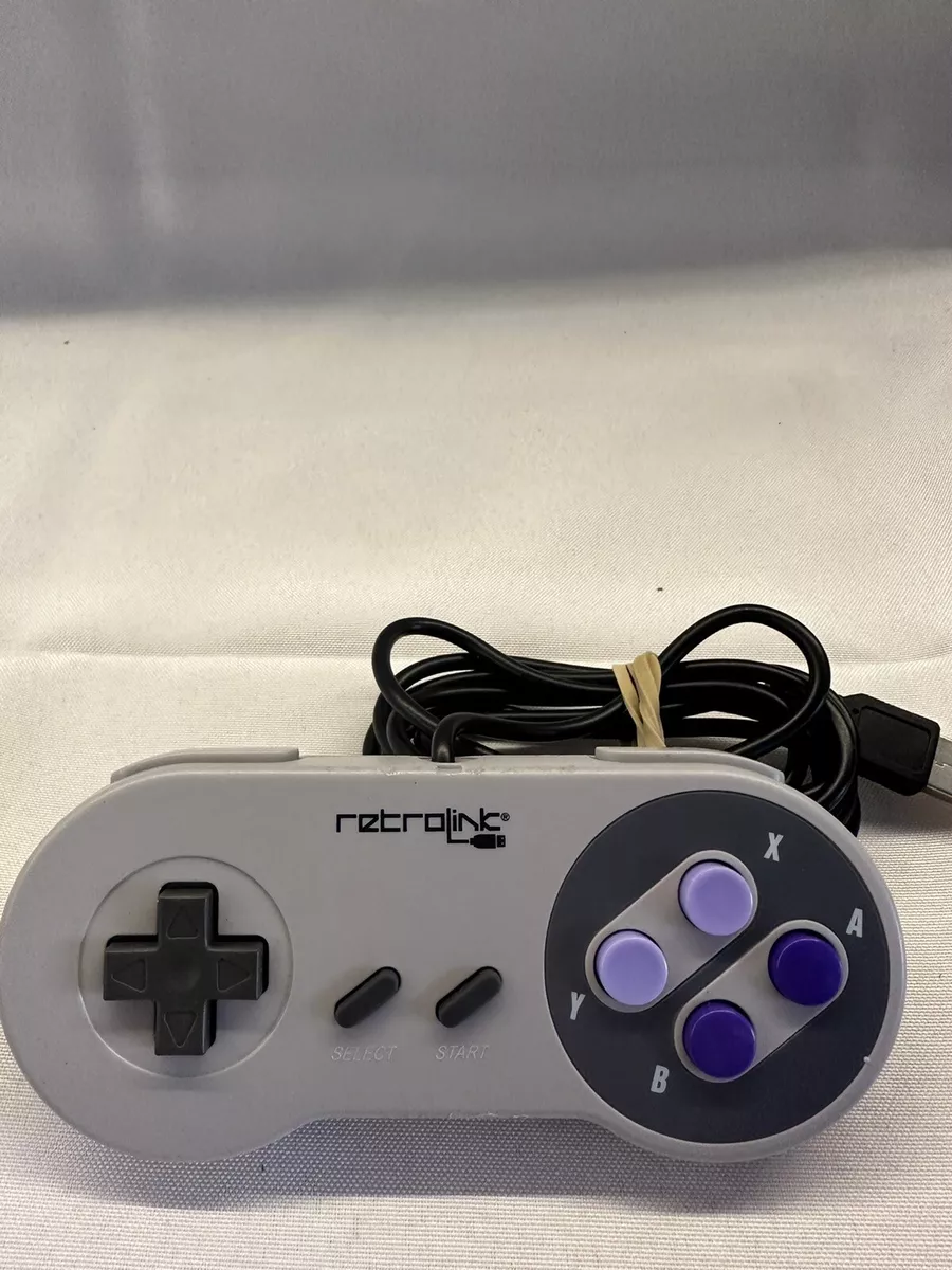 RETROLINK Super Nintendo SNES Style USB PC & MAC Controller Control Pad 18J