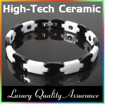 Energy Power Bracelet Health High-Tech Ceramic Armband Tungsten Magnetic Bio