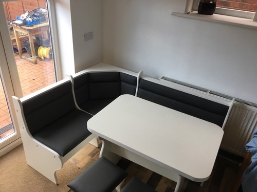 Buy Kitchen Dining Corner Seating Bench Table 2 Stools With Storage Online In Kuwait 133625996988