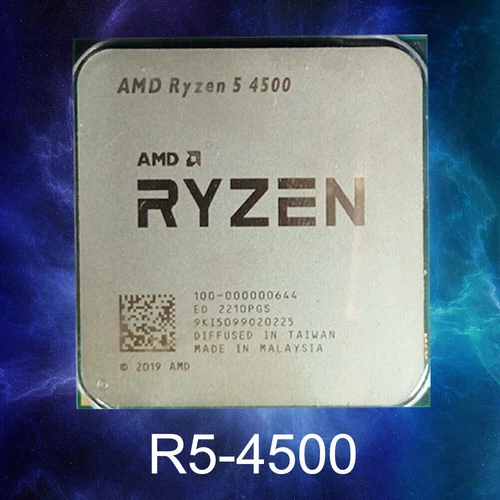 Compatible AMD Ryzen 5 4500 AM4 CPU 3.6GHz 6 Core 12T 8MB Cache 65W R5 4500