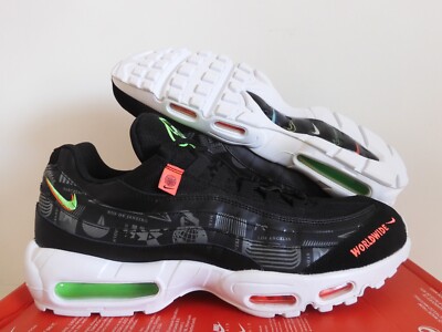 Nike Air Max 95 WW Worldwide Black-White-Green Strike Mens Sz 14 [CQ9743-001]
