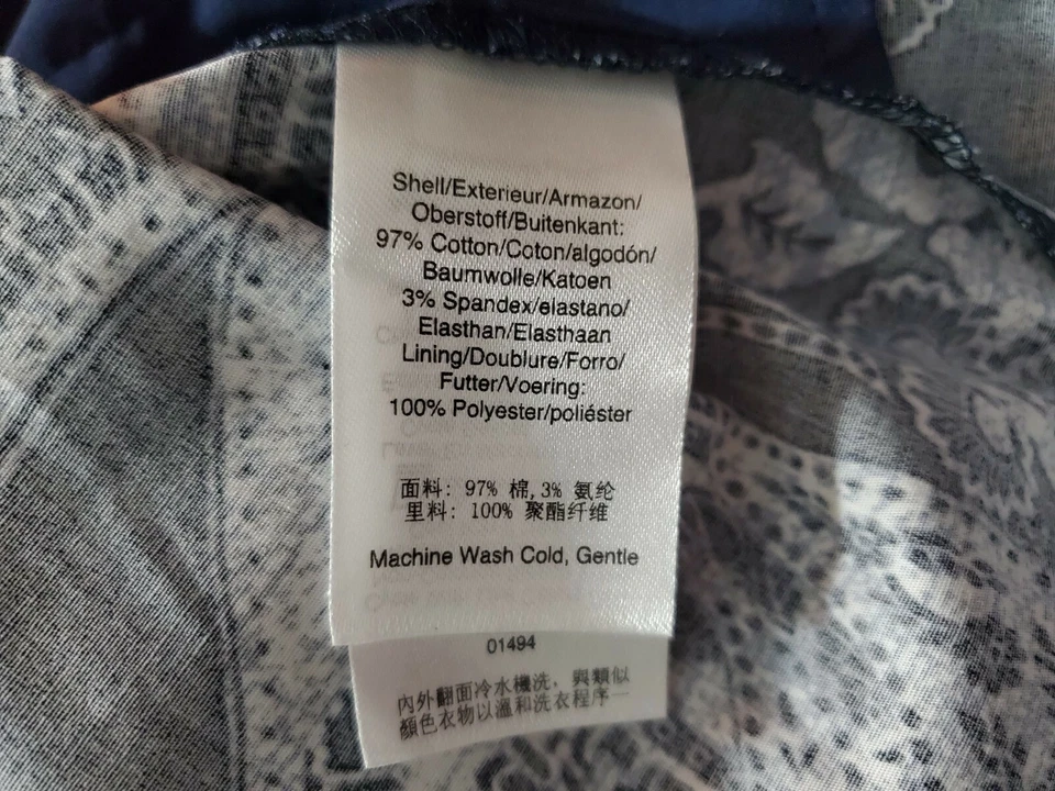 Donna Karan mini slip on skirt with pockets, sz M - Image 4 of 4