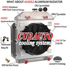 4 Row Radiator Shroud Fan Kits For 1949-1953 Ford Cars Flathead Configuration.v8 4 Row Radiator Shroud Fan Kits For 1949-1953 Ford Cars Flathead Configuration.v8