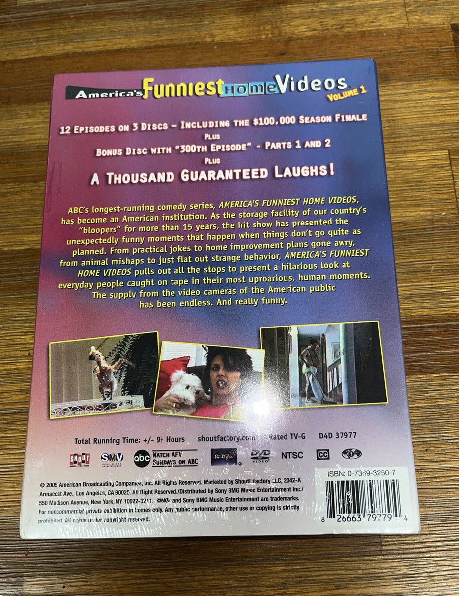 America's Funniest Home Videos: Volume 1 (DVD, 2005) NEW