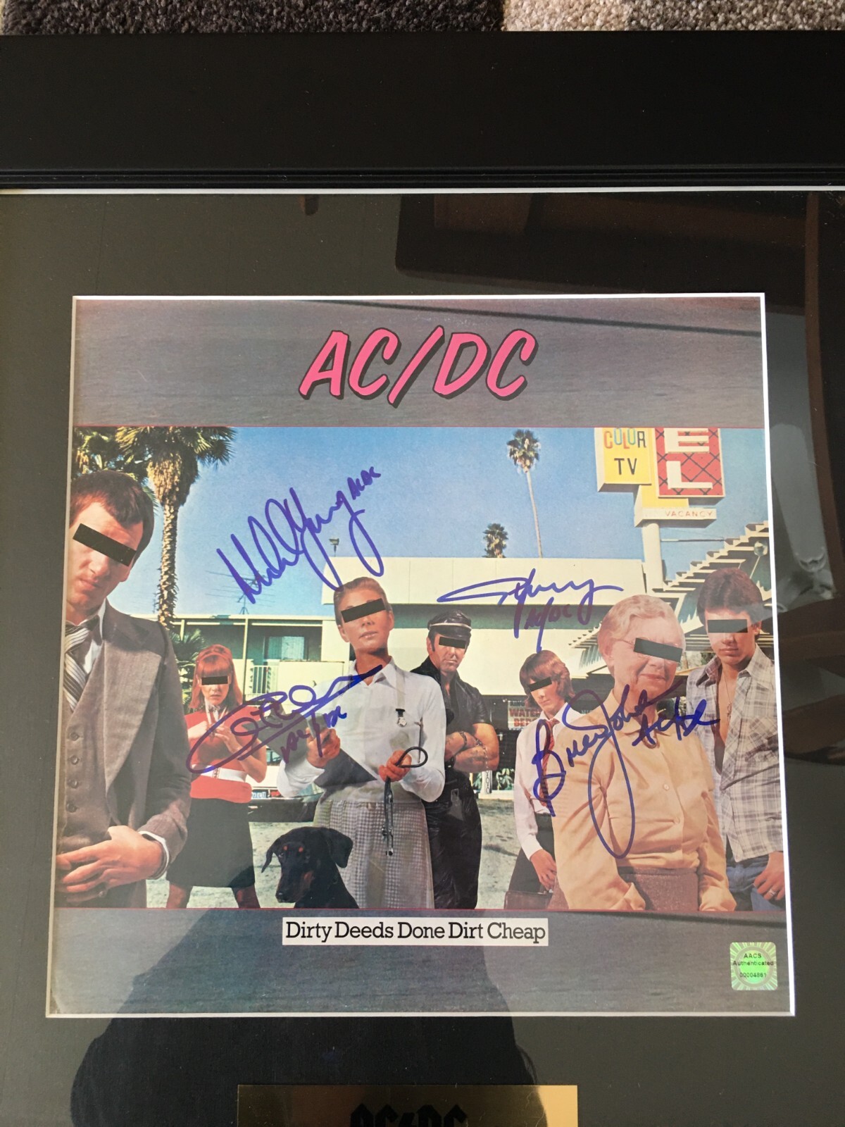 AC/DC signed…!!! Dirty Deeds Done Dirt Cheap album | eBay