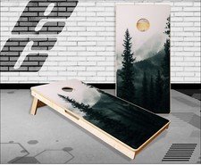 Mountains Cornhole Boards Bean Bag Toss Game
