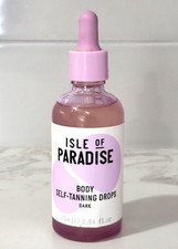 Isle of Paradise DARK Body Self Tanning Drops - 2.54 oz, 75 ml large size NWOB