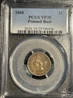 New Listing1860 Pointed Bust Indian Cent PCGS VF35