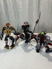 LEGO BIONICLE Vezon & Fenrakk 8764 Brutaka 8734 Axonn 8733; Kardas Dragon trio