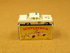 OLD VINTAGE LESNEY MATCHBOX # 55 MERCURY POLICE CAR ORIGINAL BOX